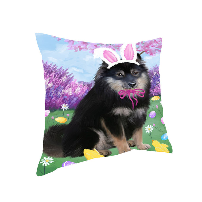 Easter holiday Finnish Lapphund Dog Pillow with Top Quality High-Resolution Images - Ultra Soft Pet Pillows for Sleeping - Reversible & Comfort - Ideal Gift for Dog Lover - Cushion for Sofa Couch Bed - 100% Polyester, PILA93352