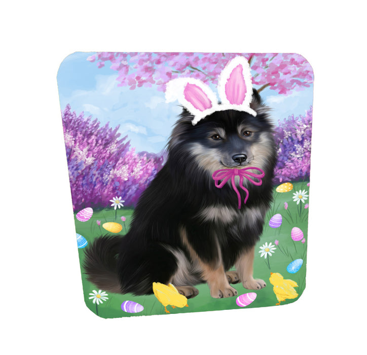 Easter holiday Finnish Lapphund Dog Coasters Set of 4 CSTA58582