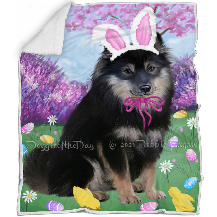 Easter Holiday Finnish Lapphund Dog Blanket BLNKT143220