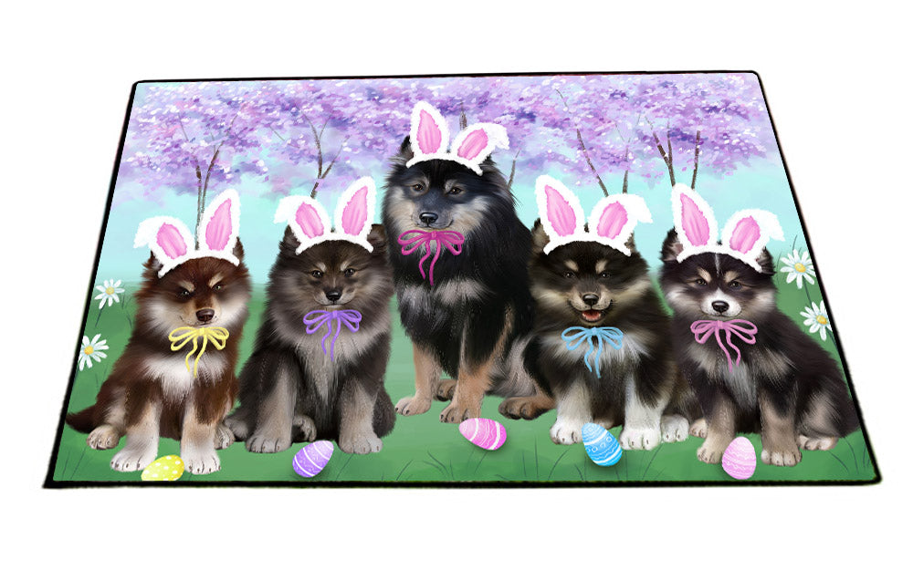 Easter Holiday Finnish Lapphund Dogs Floormat FLMS56008