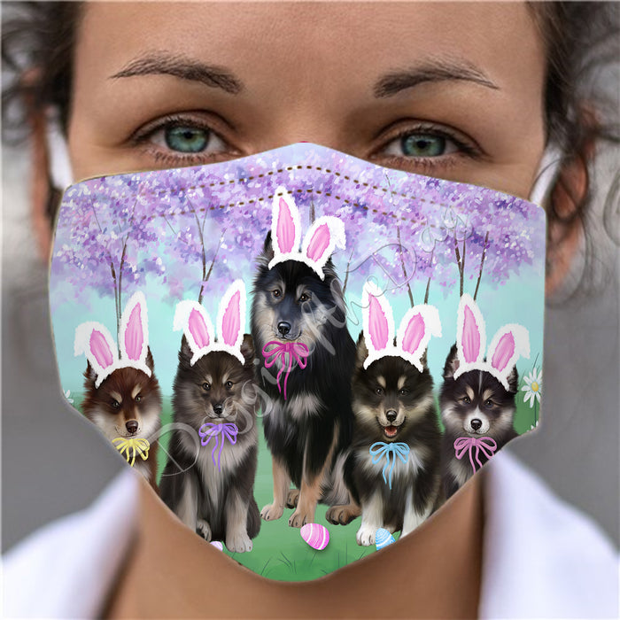 Easter Holiday Finnish Lapphund Face Mask FM49601