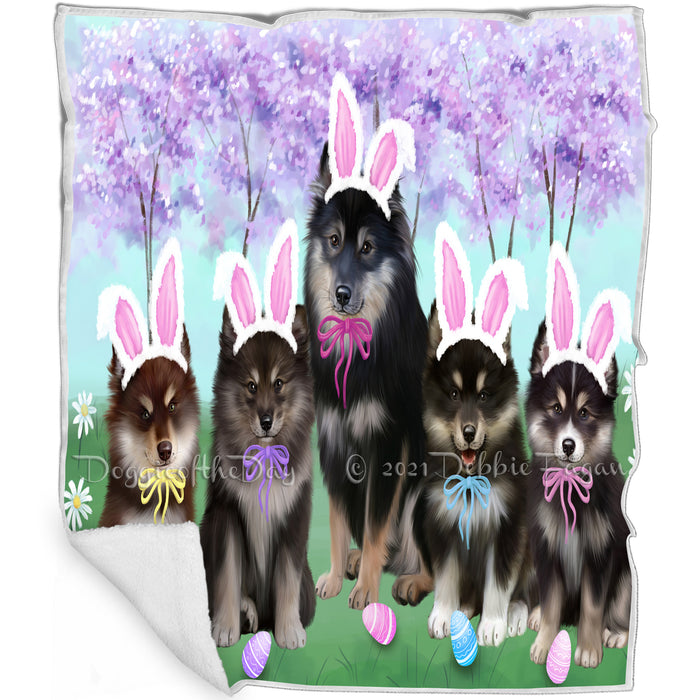 Easter Holiday Finnish Lapphund Dogs Blanket BLNKT143221