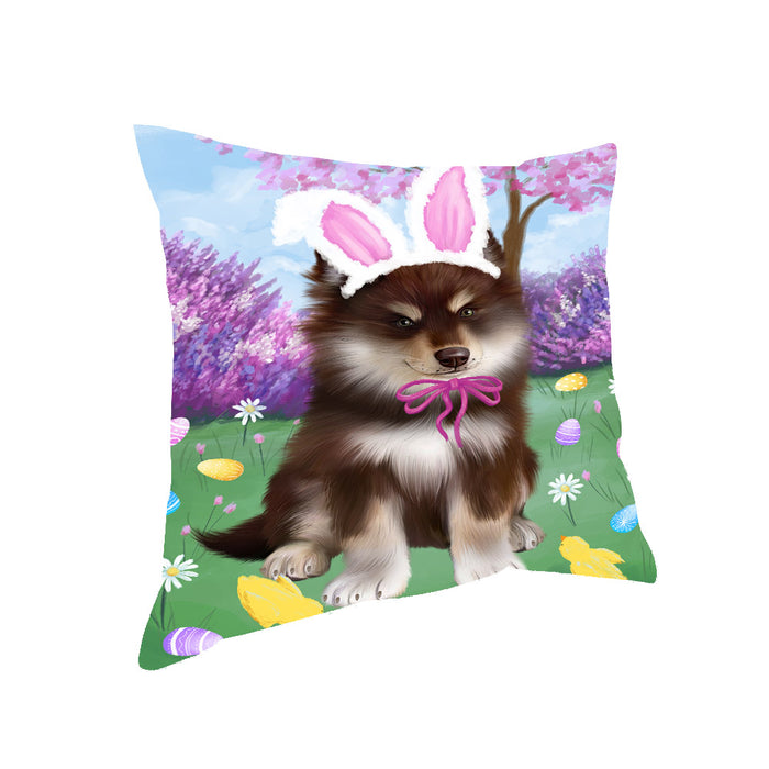 Easter holiday Finnish Lapphund Dog Pillow with Top Quality High-Resolution Images - Ultra Soft Pet Pillows for Sleeping - Reversible & Comfort - Ideal Gift for Dog Lover - Cushion for Sofa Couch Bed - 100% Polyester, PILA93355