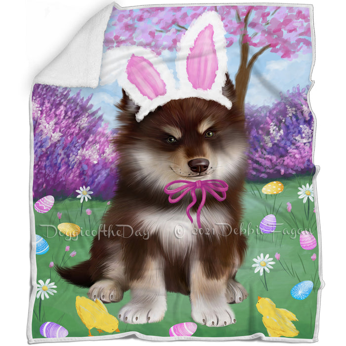 Easter Holiday Finnish Lapphund Dog Blanket BLNKT143222