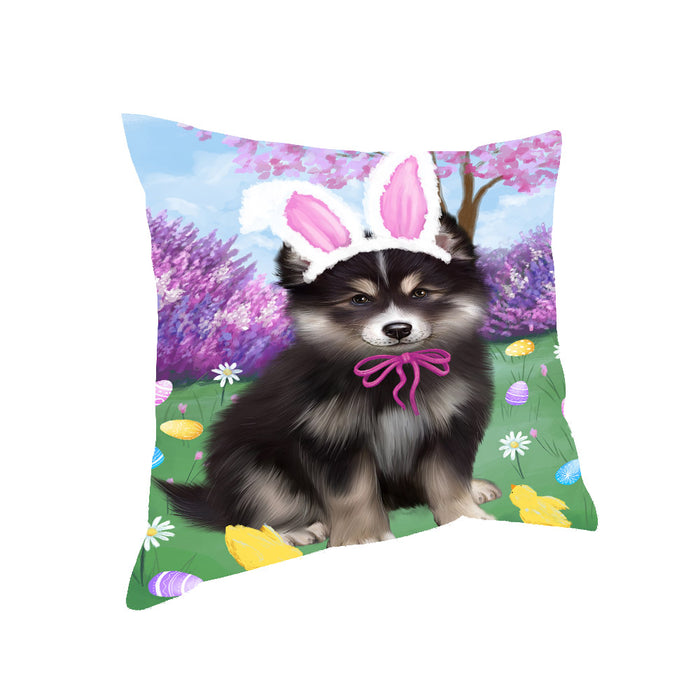 Easter holiday Finnish Lapphund Dog Pillow with Top Quality High-Resolution Images - Ultra Soft Pet Pillows for Sleeping - Reversible & Comfort - Ideal Gift for Dog Lover - Cushion for Sofa Couch Bed - 100% Polyester, PILA93358