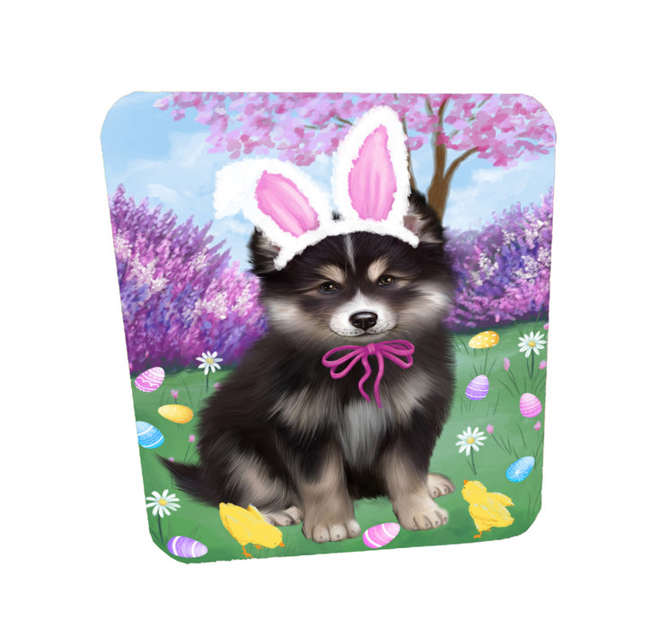 Easter holiday Finnish Lapphund Dog Coasters Set of 4 CSTA58584