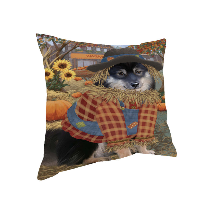Halloween 'Round Town Finnish Lapphund Dog Pillow with Top Quality High-Resolution Images - Ultra Soft Pet Pillows for Sleeping - Reversible & Comfort - Ideal Gift for Dog Lover - Cushion for Sofa Couch Bed - 100% Polyester