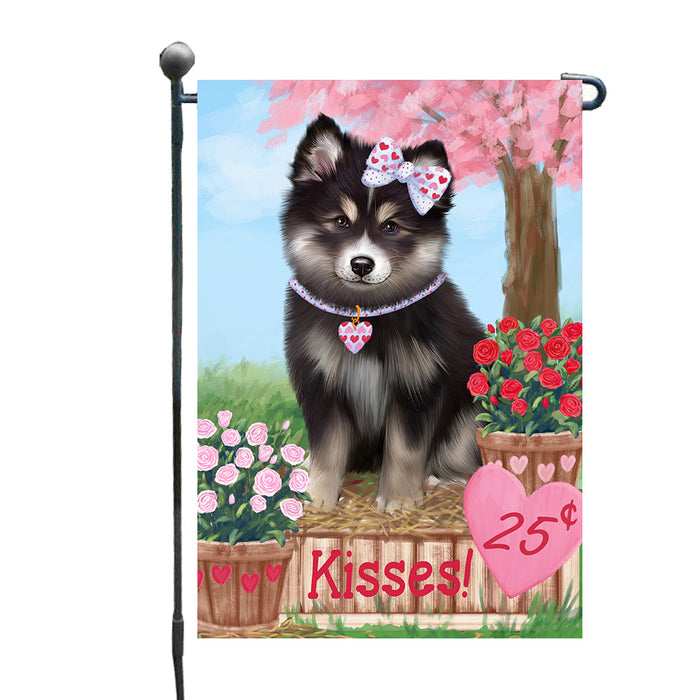 Rosie 25 Cent Kisses Finnish Lapphund Dog Garden Flags Outdoor Decor for Homes and Gardens Double Sided Garden Yard Spring Decorative Vertical Home Flags Garden Porch Lawn Flag for Decorations GFLG67964