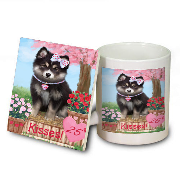 Rosie 25 Cent Kisses Finnish Lapphund Dog Coasters Set of 4 CSTA58269