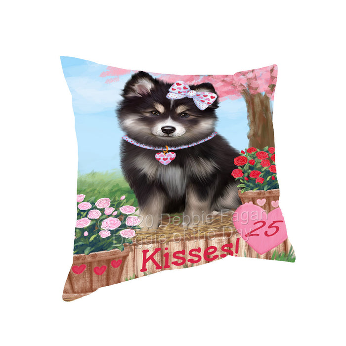 Rosie 25 Cent Kisses Finnish Lapphund Dog Pillow with Top Quality High-Resolution Images - Ultra Soft Pet Pillows for Sleeping - Reversible & Comfort - Ideal Gift for Dog Lover - Cushion for Sofa Couch Bed - 100% Polyester, PILA92242