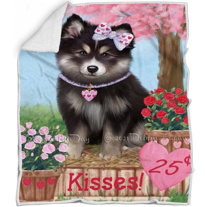 Rosie 25 Cent Kisse Finnish Lapphund Dog Blanket BLNKT142379