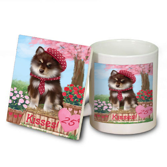 Rosie 25 Cent Kisses Finnish Lapphund Dog Coasters Set of 4 CSTA58270