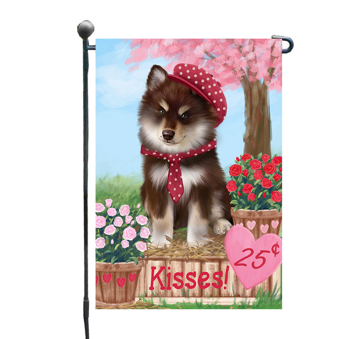 Rosie 25 Cent Kisses Finnish Lapphund Dog Garden Flags Outdoor Decor for Homes and Gardens Double Sided Garden Yard Spring Decorative Vertical Home Flags Garden Porch Lawn Flag for Decorations GFLG67965