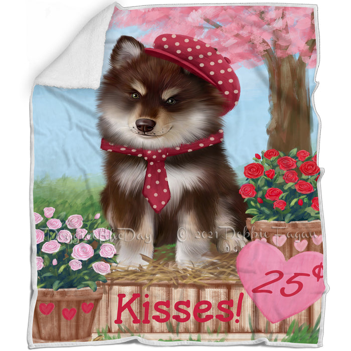 Rosie 25 Cent Kisse Finnish Lapphund Dog Blanket BLNKT142380