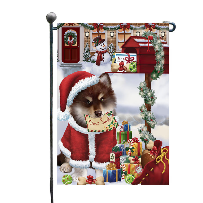 Christmas Dear Santa Mailbox Finnish Lapphund Dog Garden Flags Outdoor Decor for Homes and Gardens Double Sided Garden Yard Spring Decorative Vertical Home Flags Garden Porch Lawn Flag for Decorations GFLG67936