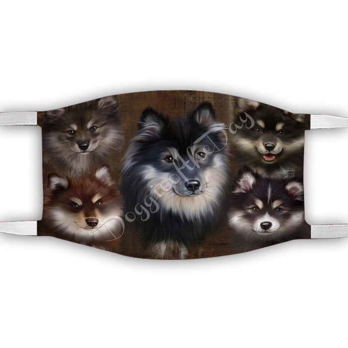 Rustic Finnish Lapphund Dogs Face Mask FM50054