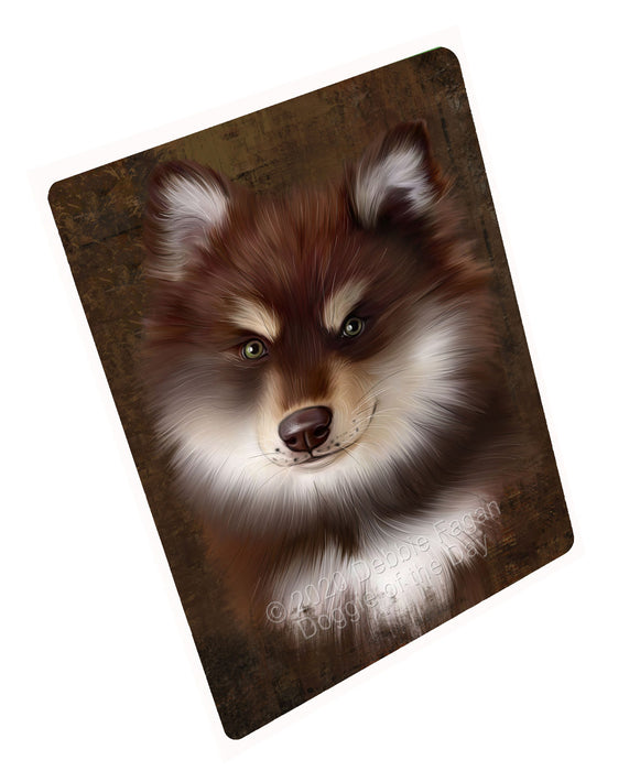 Rustic Finnish Lapphund Dog Refrigerator/Dishwasher Magnet - Kitchen Decor Magnet - Pets Portrait Unique Magnet - Ultra-Sticky Premium Quality Magnet RMAG111298