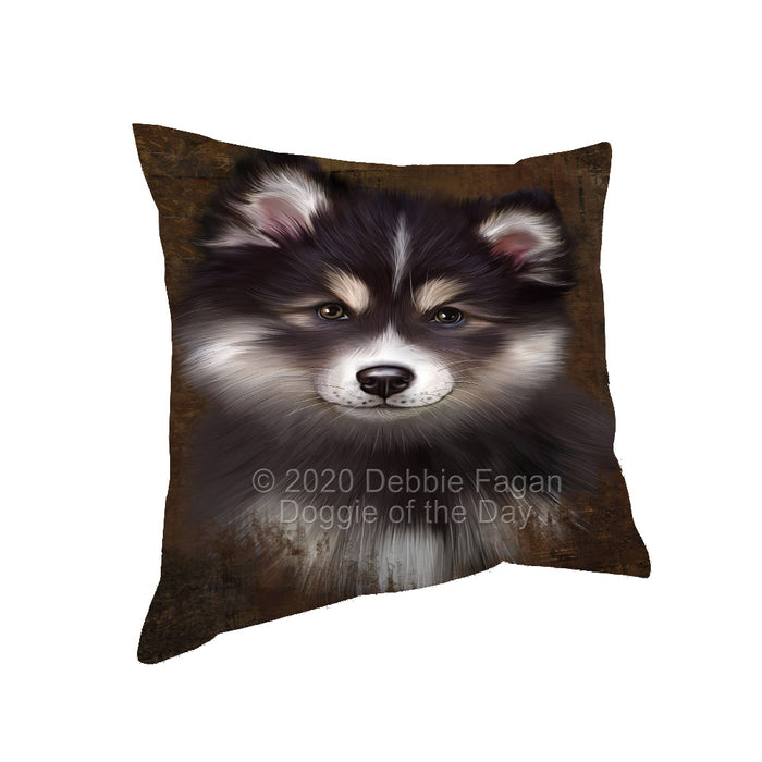 Rustic Finnish Lapphund Dog Pillow with Top Quality High-Resolution Images - Ultra Soft Pet Pillows for Sleeping - Reversible & Comfort - Ideal Gift for Dog Lover - Cushion for Sofa Couch Bed - 100% Polyester, PILA91948