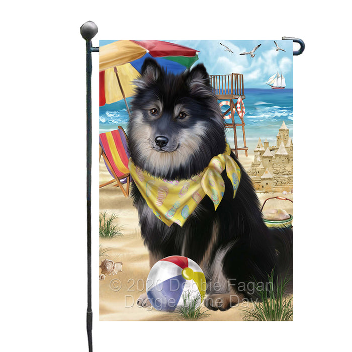 Pet Friendly Beach Finnish Lapphund Dog Garden Flags Outdoor Decor for Homes and Gardens Double Sided Garden Yard Spring Decorative Vertical Home Flags Garden Porch Lawn Flag for Decorations GFLG67764