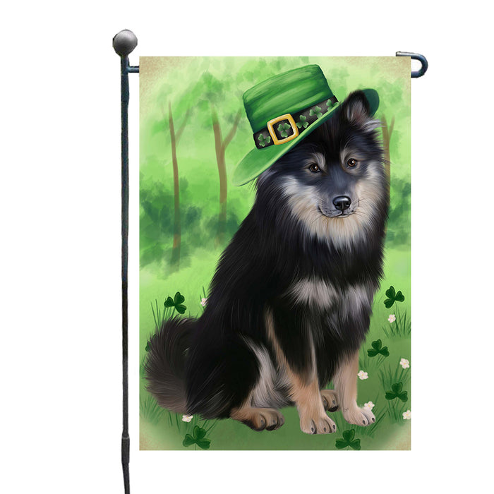 St. Patrick's Day Finnish Lapphund Dog Garden Flags Outdoor Decor for Homes and Gardens Double Sided Garden Yard Spring Decorative Vertical Home Flags Garden Porch Lawn Flag for Decorations GFLG68579