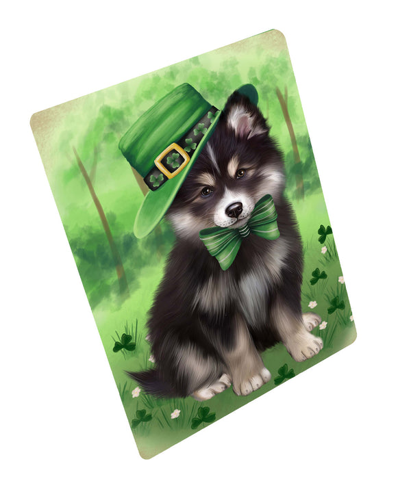 St. Patrick's Day Finnish Lapphund Dog Cutting Board - For Kitchen - Scratch & Stain Resistant - Designed To Stay In Place - Easy To Clean By Hand - Perfect for Chopping Meats, Vegetables, CA84130