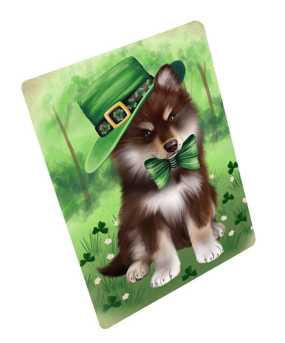 St. Patrick's Day Finnish Lapphund Dog Cutting Board - For Kitchen - Scratch & Stain Resistant - Designed To Stay In Place - Easy To Clean By Hand - Perfect for Chopping Meats, Vegetables, CA84132