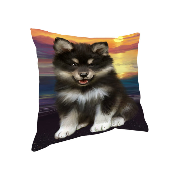 Sunset Finnish Lapphund Dog Pillow PIL86464