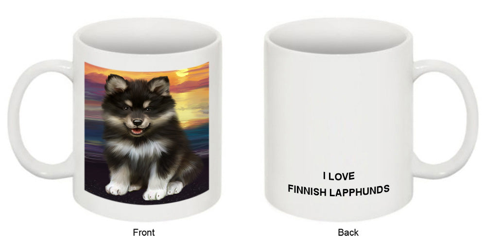 Sunset Finnish Lapphund Dog Coffee Mug MUG52552
