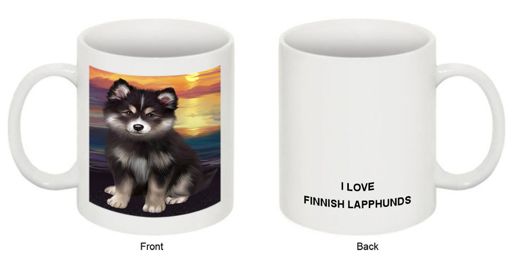 Sunset Finnish Lapphund Dog Coffee Mug MUG52553