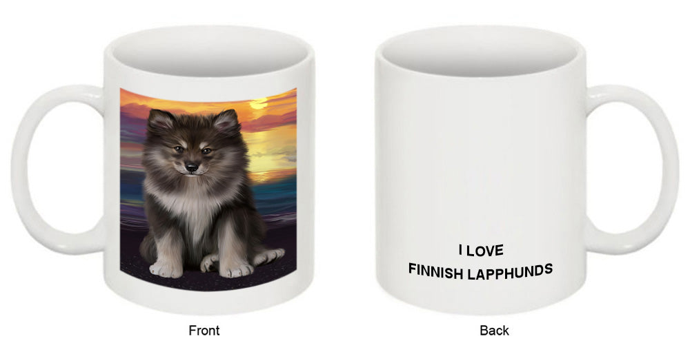 Sunset Finnish Lapphund Dog Coffee Mug MUG52554