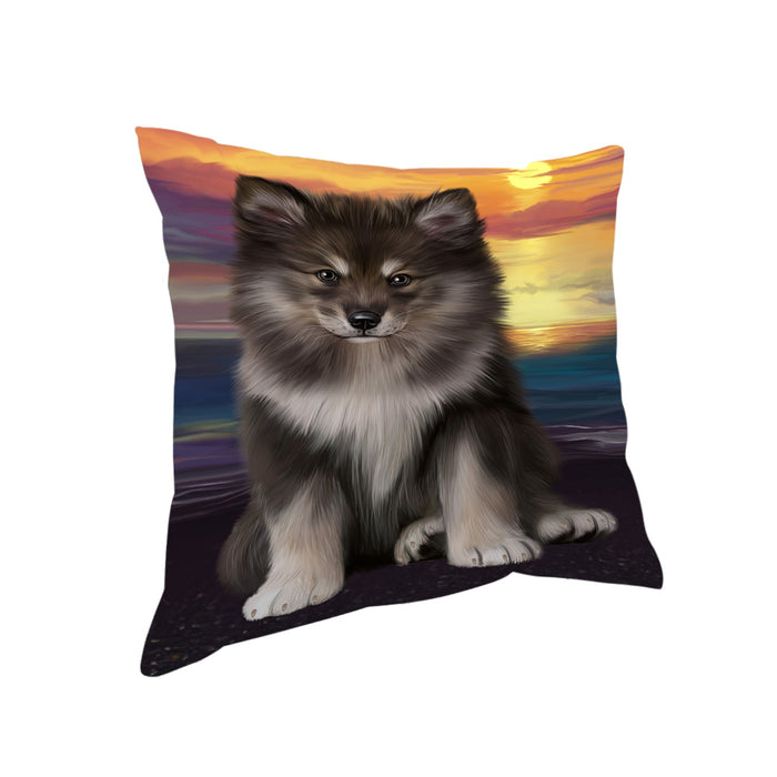 Sunset Finnish Lapphund Dog Pillow PIL86472