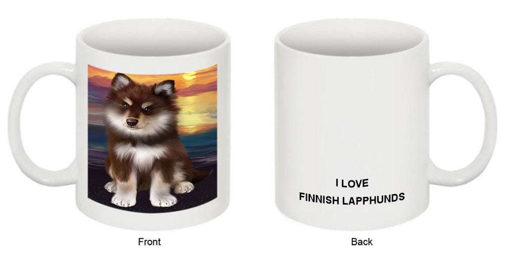 Sunset Finnish Lapphund Dog Coffee Mug MUG52555