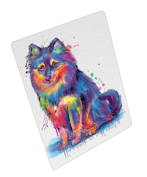 Watercolor Finnish Lapphund Dog Small Magnet MAG76320