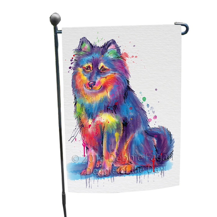 Watercolor Finnish Lapphund Dog Garden Flag GFLG65163