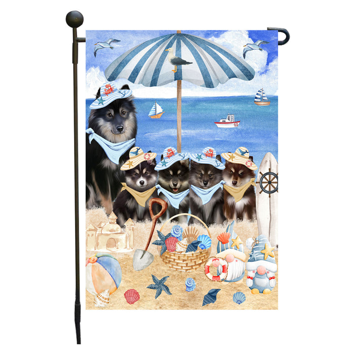 Finnish Lapphund Dogs Garden Flag, Double-Sided Outdoor Yard Garden Decoration, Explore a Variety of Designs, Custom, Weather Resistant, Personalized, Flags for Dog and Pet Lovers