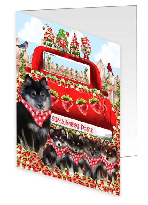 Finnish Lapphund Greeting Cards & Note Cards, Explore a Variety of Custom Designs, Personalized, Invitation Card with Envelopes, Gift for Dog and Pet Lovers