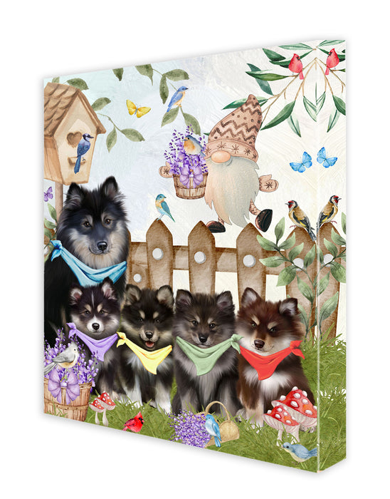 Finnish Lapphund Canvas: Explore a Variety of Custom Designs, Personalized, Digital Art Wall Painting, Ready to Hang Room Decor, Gift for Pet & Dog Lovers