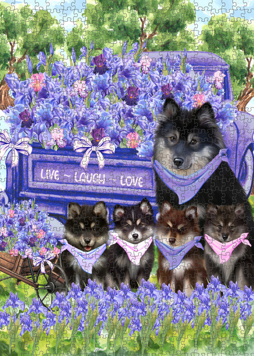 Finnish Lapphund Jigsaw Puzzle: Interlocking Puzzles Games for Adult, Explore a Variety of Custom Designs, Personalized, Pet and Dog Lovers Gift