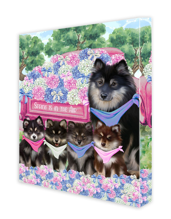 Finnish Lapphund Canvas: Explore a Variety of Designs, Custom, Digital Art Wall Painting, Personalized, Ready to Hang Halloween Room Decor, Pet Gift for Dog Lovers
