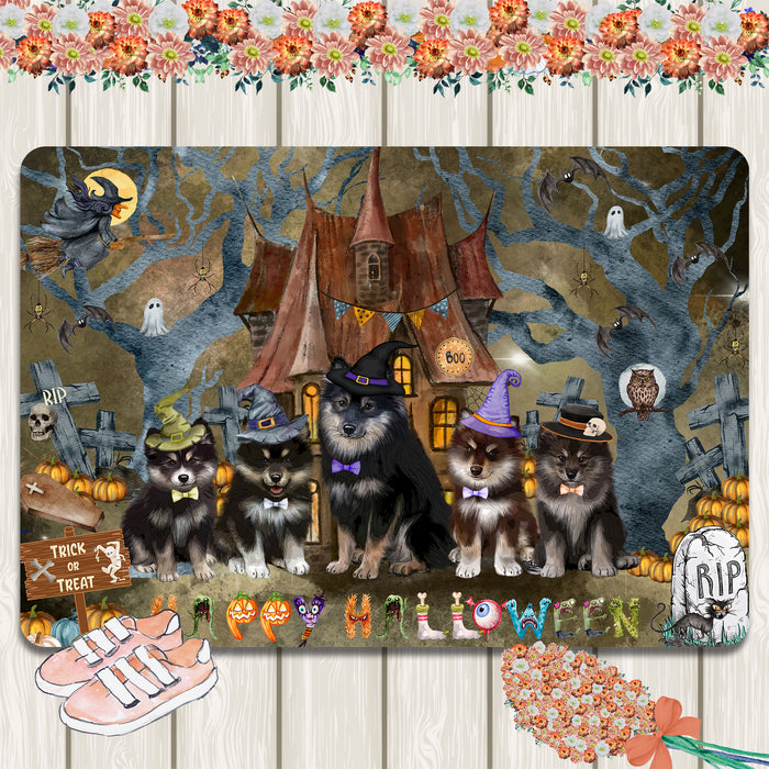 Finnish Lapphund Area Rug and Runner: Explore a Variety of Designs, Personalized, Custom, Halloween Indoor Floor Carpet Rugs for Home and Living Room, Pet Gift for Dog Lovers