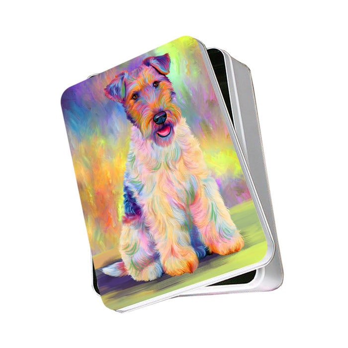 Paradise Wave Fox Terrier Dog Photo Storage Tin PITN56011