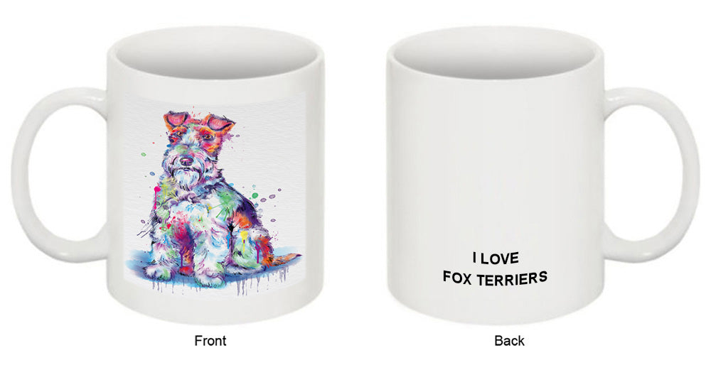Watercolor Fox Terrier Dog Coffee Mug MUG52485