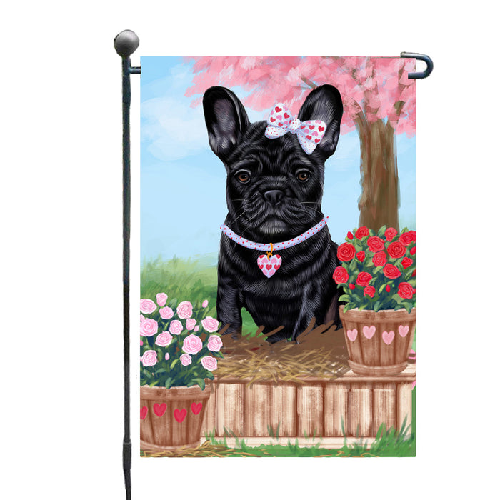 Personalized Rosie 25 Cent Kisses French Bulldog Custom Garden Flag GFLG64710