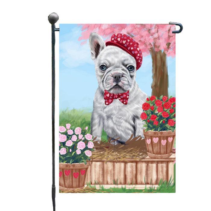 Personalized Rosie 25 Cent Kisses French Bulldog Custom Garden Flag GFLG64712