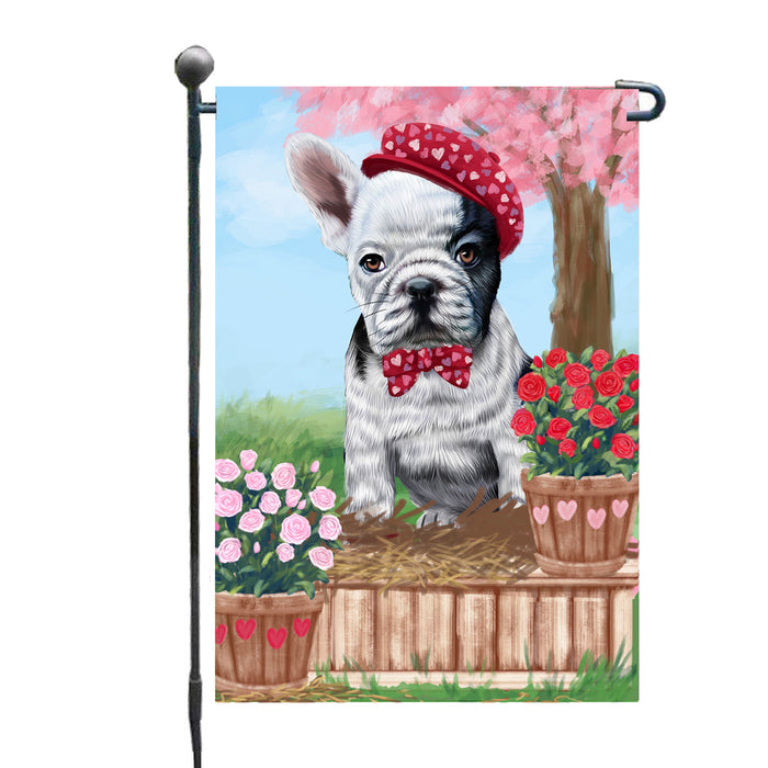 Personalized Rosie 25 Cent Kisses French Bulldog Custom Garden Flag GFLG64713