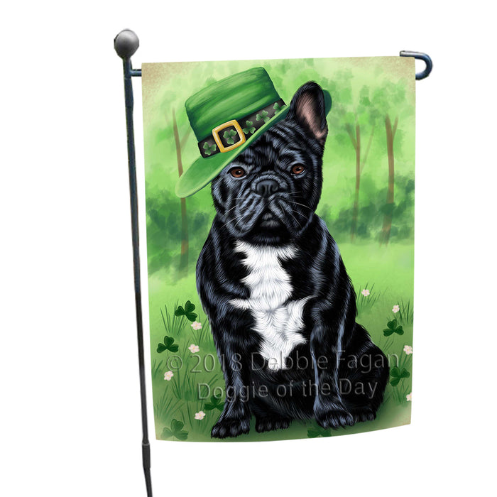 St. Patricks Day Irish Portrait French Bulldog Garden Flag GFLG48707