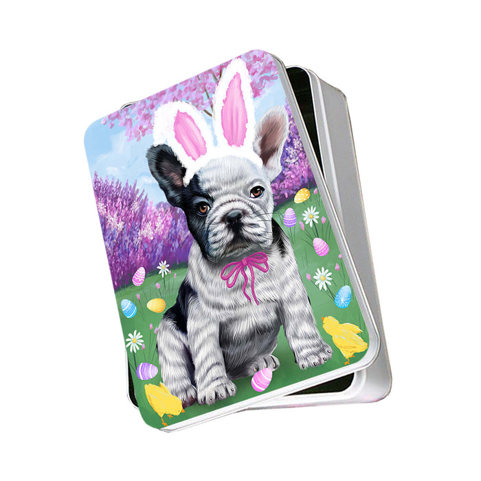 French Bulldog Easter Holiday Photo Storage Tin PITN49144