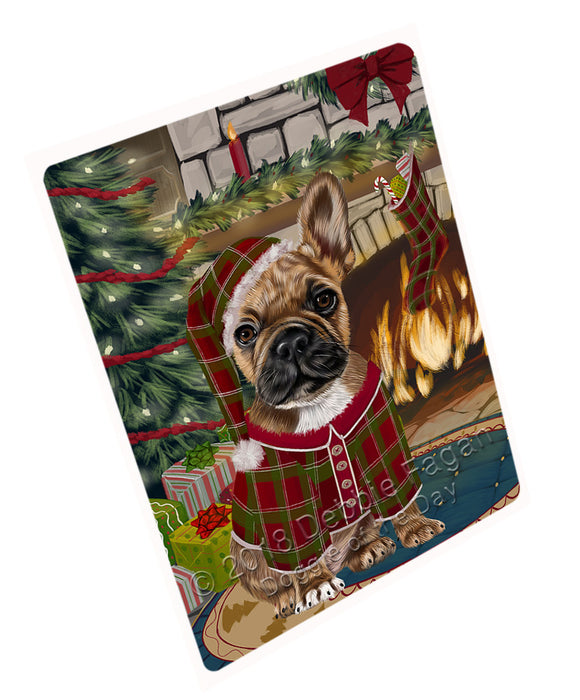 The Stocking was Hung French Bulldog Magnet MAG71049 (Small 5.5" x 4.25")