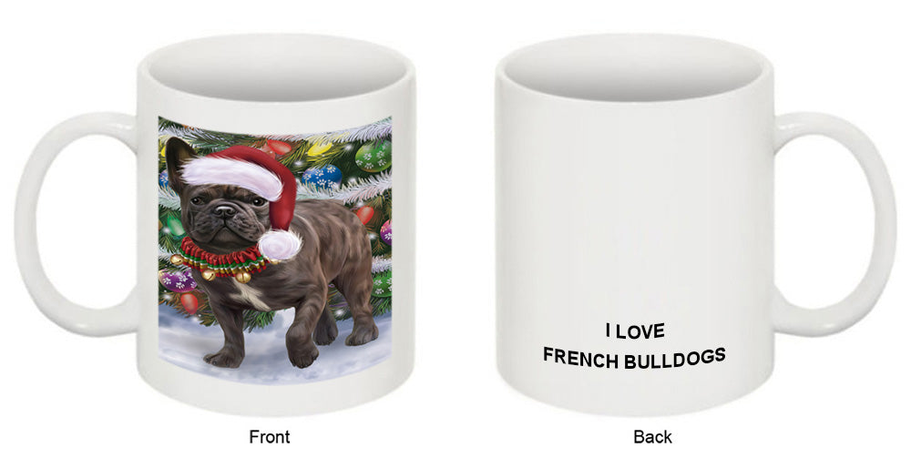 Trotting in the Snow French Bulldog Coffee Mug MUG50838