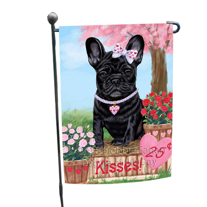 Rosie 25 Cent Kisses French Bulldog Dog Garden Flag GFLG56411